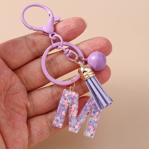 Fashionable Design Bell Tassel Keychain - Image 8