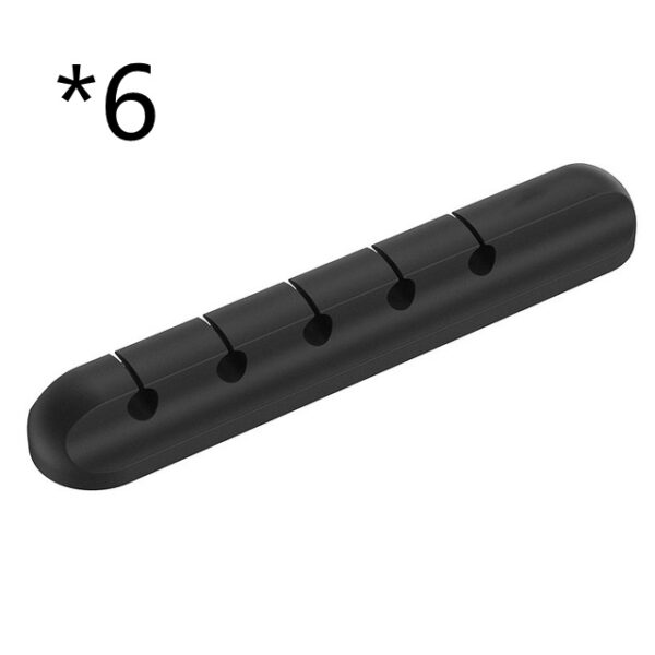 Silicone USB Cable Winder Desktop Cable Organizer Management Multipurpose Clips Cables Protector For Wired Headphones - Image 20