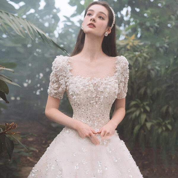 Luxury Heavy Industry Small Man Go Out Gauze Dress Women - Image 1