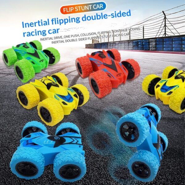 Inertia-powered Double-sided Rolling Off-road Vehicle For Kids