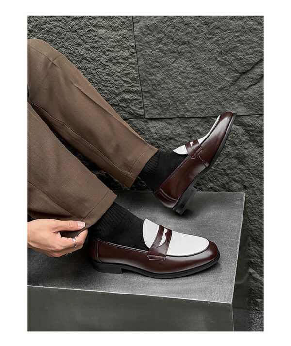 New Stylish All-match Mens Slip-on Casual Leather Shoes - Image 7
