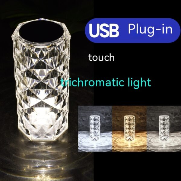 Crystal Rose Lamp Atmosphere Creative Led Table Lamp - Image 15