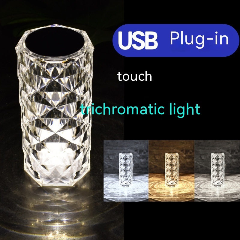 Crystal Rose Lamp Atmosphere Creative Led Table Lamp - Image 15