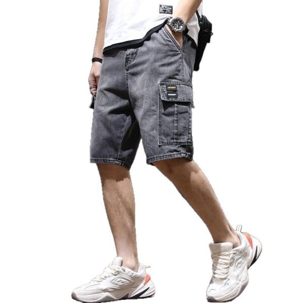 Mid-length Pants Breeches Youth Workwear Jeans - Image 3