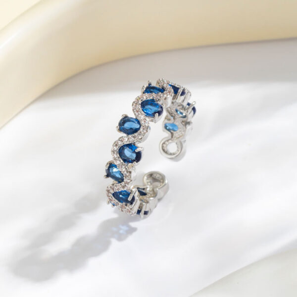 Sparkling Zircon Fashion Hot Selling Open Ring - Image 2