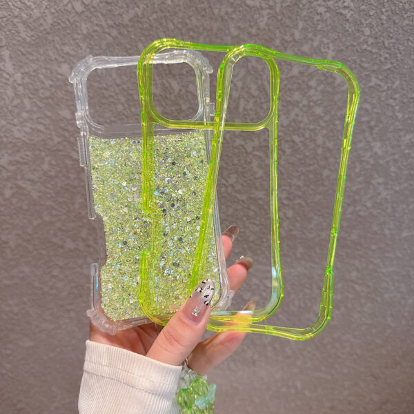 South American-style Slimming Phone Case With 3-in-1 Glitter Epoxy Drop-proof Design And A Matching Bracelet - Image 18