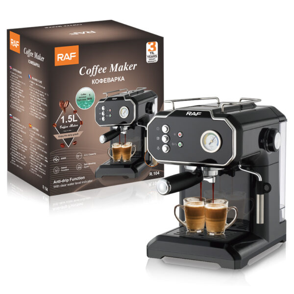 Household Small Semi-automatic High Pressure Steam Milk Froth Coffee Machine - Image 11