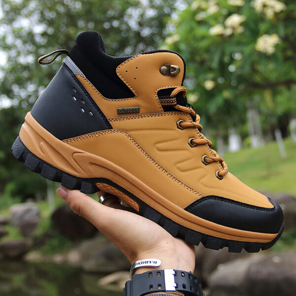 Men's Outdoor Hiking Boots High-top Single-layer Shoes - Image 28