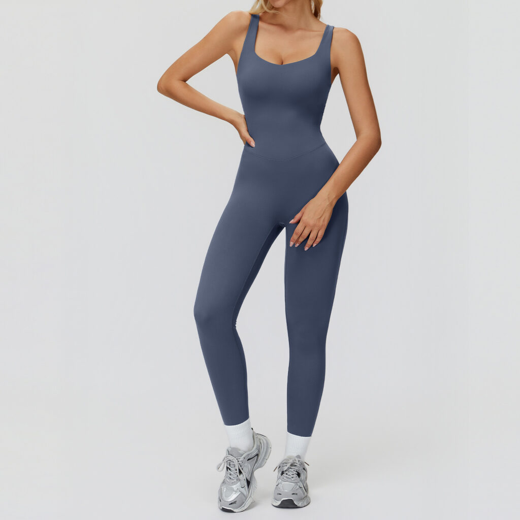 Brushed One-piece Yoga Wear Tight-fitting Workout Clothes