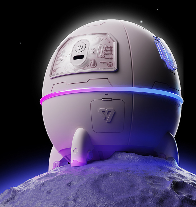 USB Astronaut Humidifier Ornaments Moisturizing Household Home Decor - Image 10