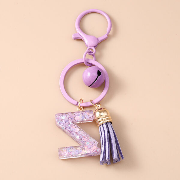 Fashionable Design Bell Tassel Keychain - Image 16
