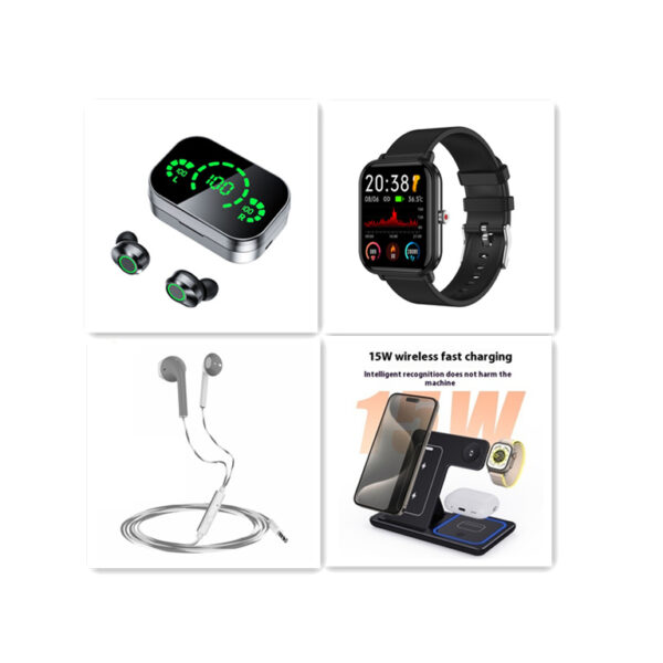 YD03 Wireless Bluetooth-compatible Headset TWS Large Screen Smart Digital Display In Ear Breathing Light - Image 23