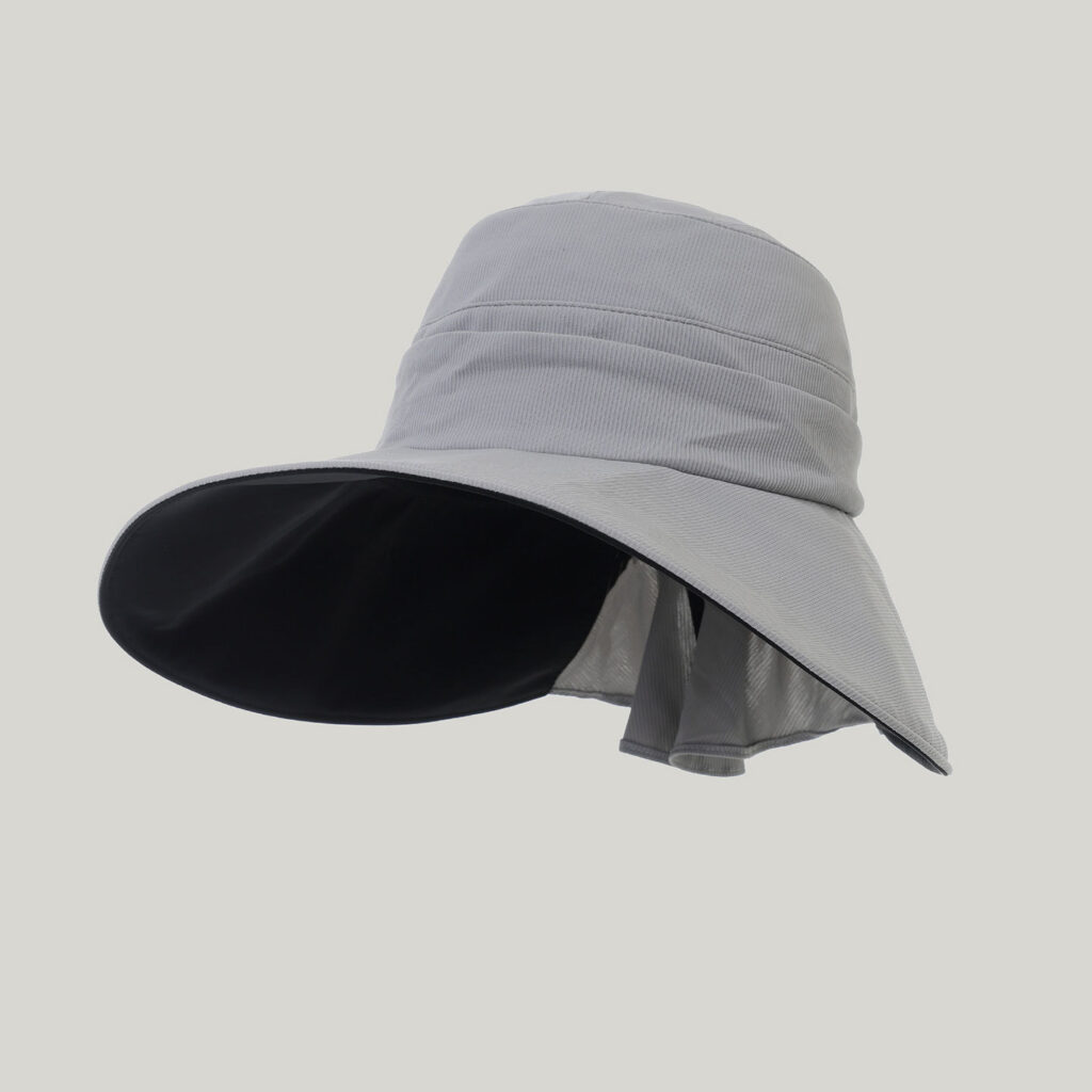 Cross-border Minimalist Light Board Vertical Stripe Wide-brimmed Sun Hat For Daily Outdoor Hiking And Climbing, Sun Protection Hat