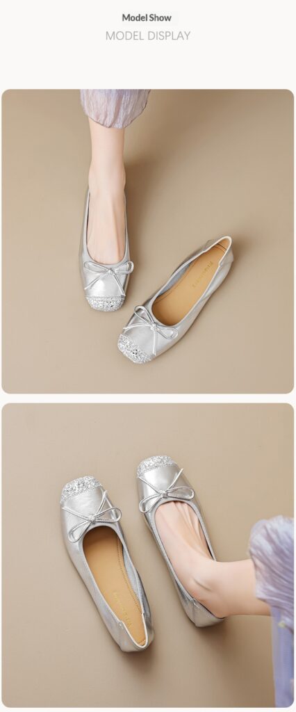 Women's Soft-soled Low-cut Bow-tie Flat Shoes