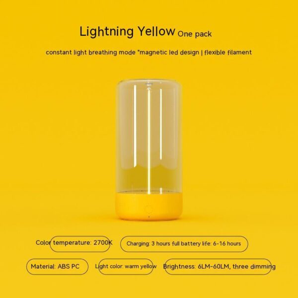 New LED Camping Light Type-c Rechargeable Portable Night Light With High Transparency And Anti Drop Creative Atmosphere Light - Image 30