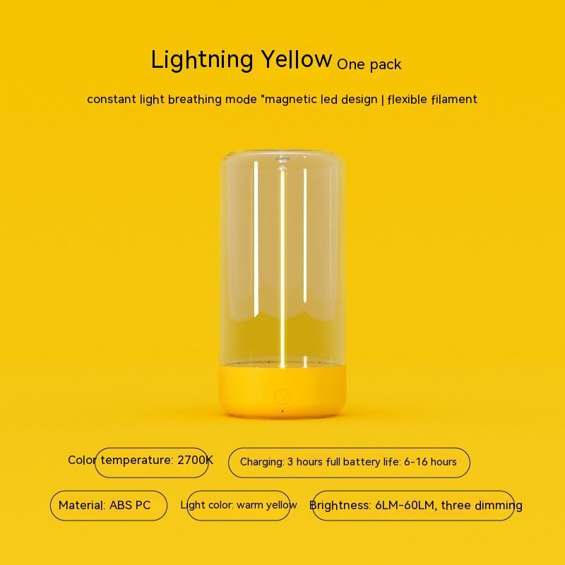 New LED Camping Light Type-c Rechargeable Portable Night Light With High Transparency And Anti Drop Creative Atmosphere Light - Image 30