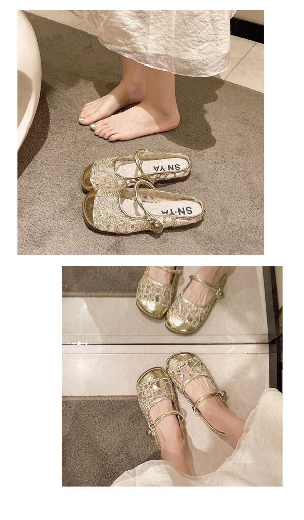 Women's Fashionable Mesh Breathable Closed-Toe Slippers