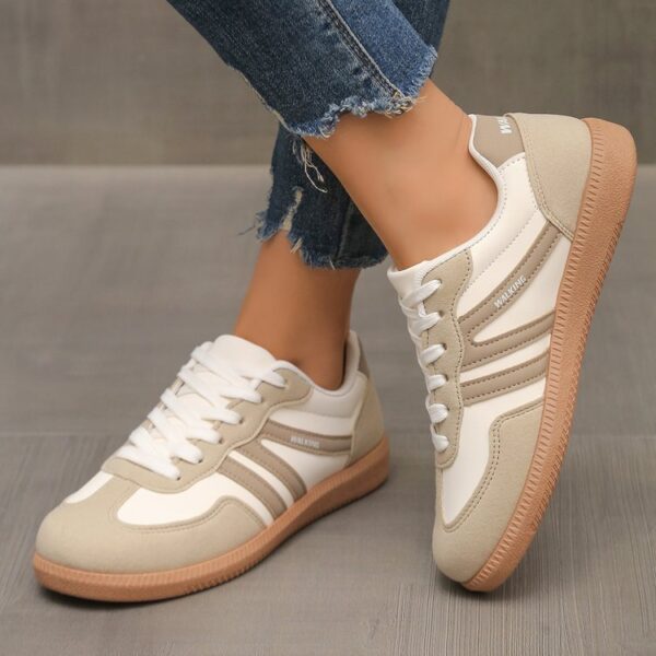 European And American-style Retro Color-Block Sneakers - Image 12