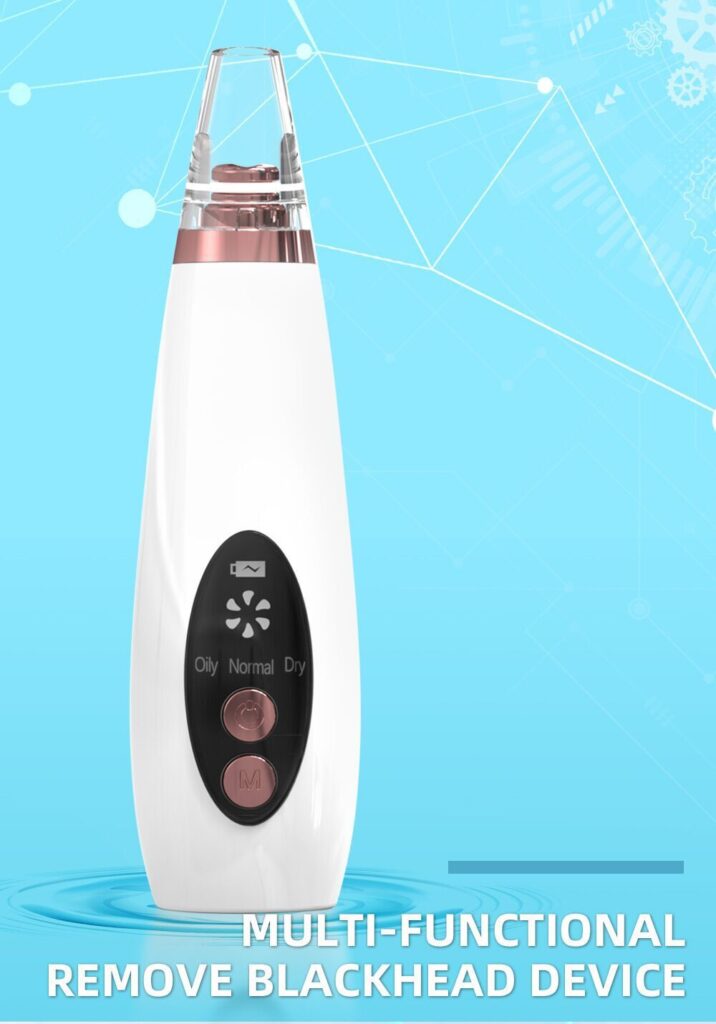 Blackhead Pore Vacuum Cleaner Nose Cleanser Blackheads Remover Blackhead Acne Removal Button Face Suction Beauty Skin Care Tool