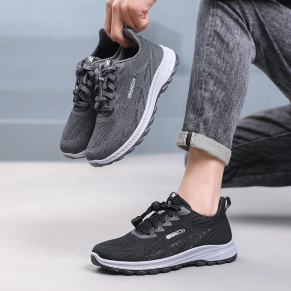 Men's Fashion Mesh Breathable Casual Sneakers - Image 1