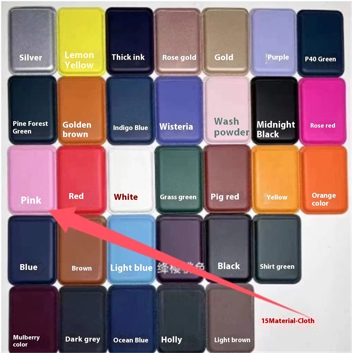 For Magsafe Magnetic Luxury Leather Card Holder Wallet Case For 14 Pro Max 13 12 Phone Bag Adsorption Accessories Cover - Image 27