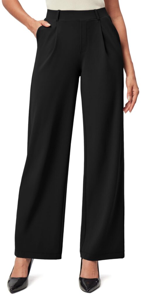 Womens High-Waisted Stretchy Work Business Casual Pants