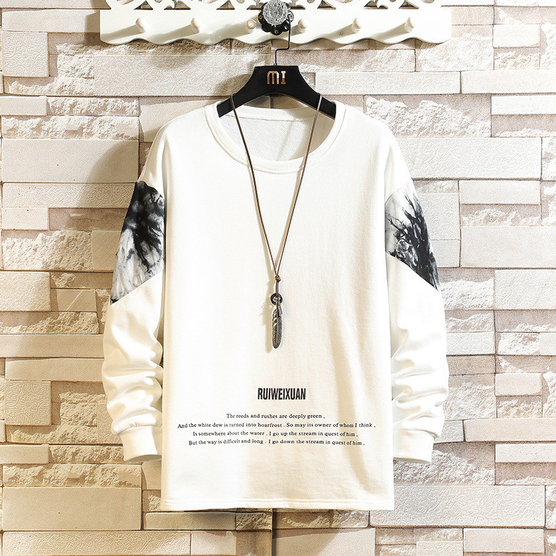 Loose Fat Shirt Long-sleeved Sweater Men - Image 26