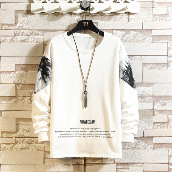 Loose Fat Shirt Long-sleeved Sweater Men - Image 27