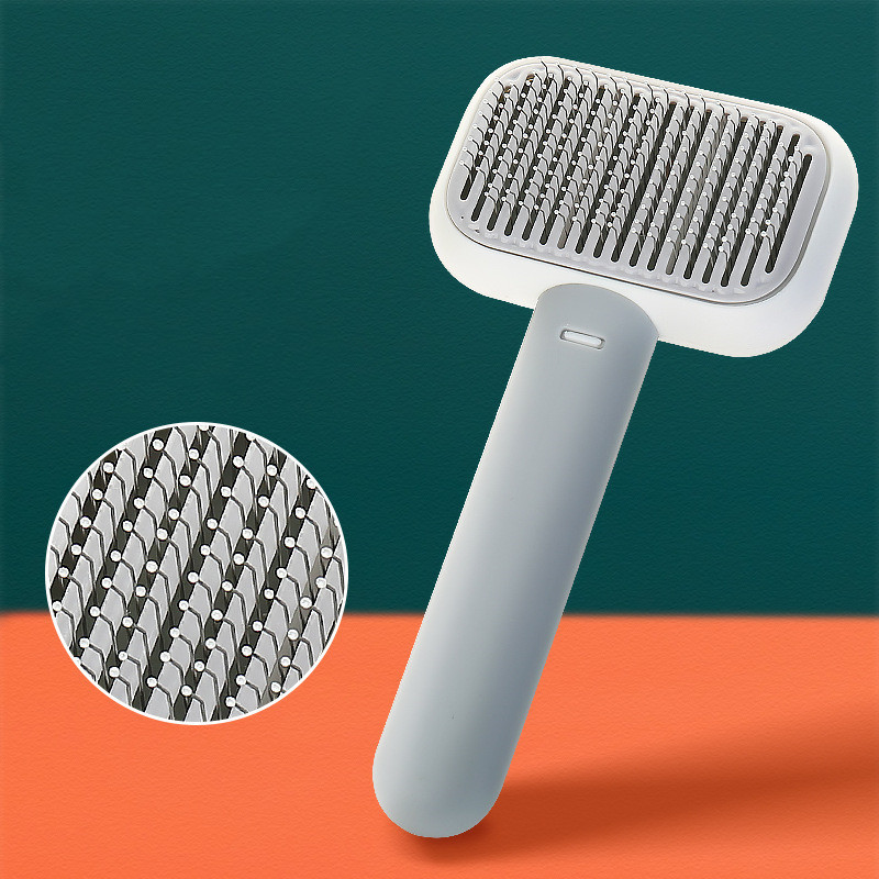 New Pet Cat Dog Hair Brush Hair Massage Comb Open-Knot Brush Grooming Cleaning Tool Stainless Steel Comb - Image 10