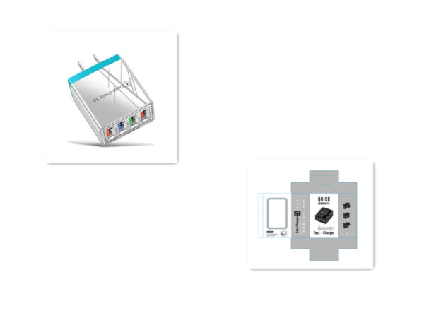 USB Charger Quick Charge 3.0 4 Phone Adapter For Tablet Portable Wall Mobile Charger Fast Charger - Image 36