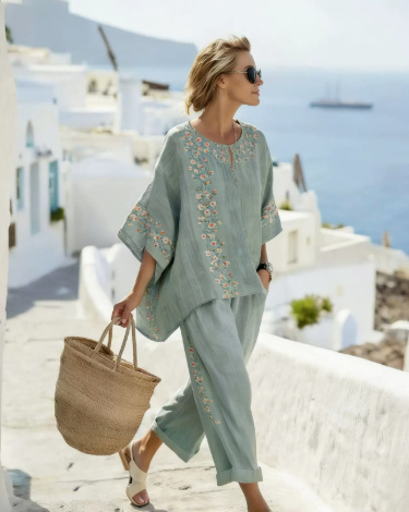 Women's Casual Bohemian-style Fashion Set - Image 10