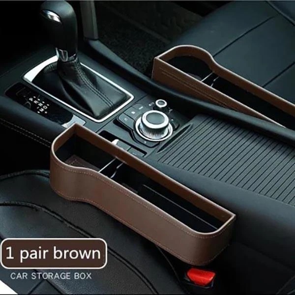PU Car Organizer Seat Gap Storage Box Car Seat Side Slit for Wallet Phone Coins Cigarette Keys Cards Car Accessories - Image 18