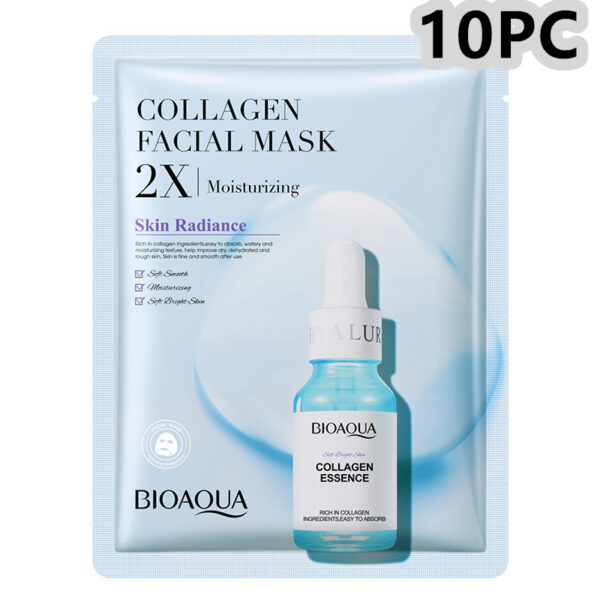 Collagen Face Mask Moisturizing Firming Face Sheet Mask Hyaluronic Acid Facial Masks Beauty Skin Care Gel Skin Care - Image 15