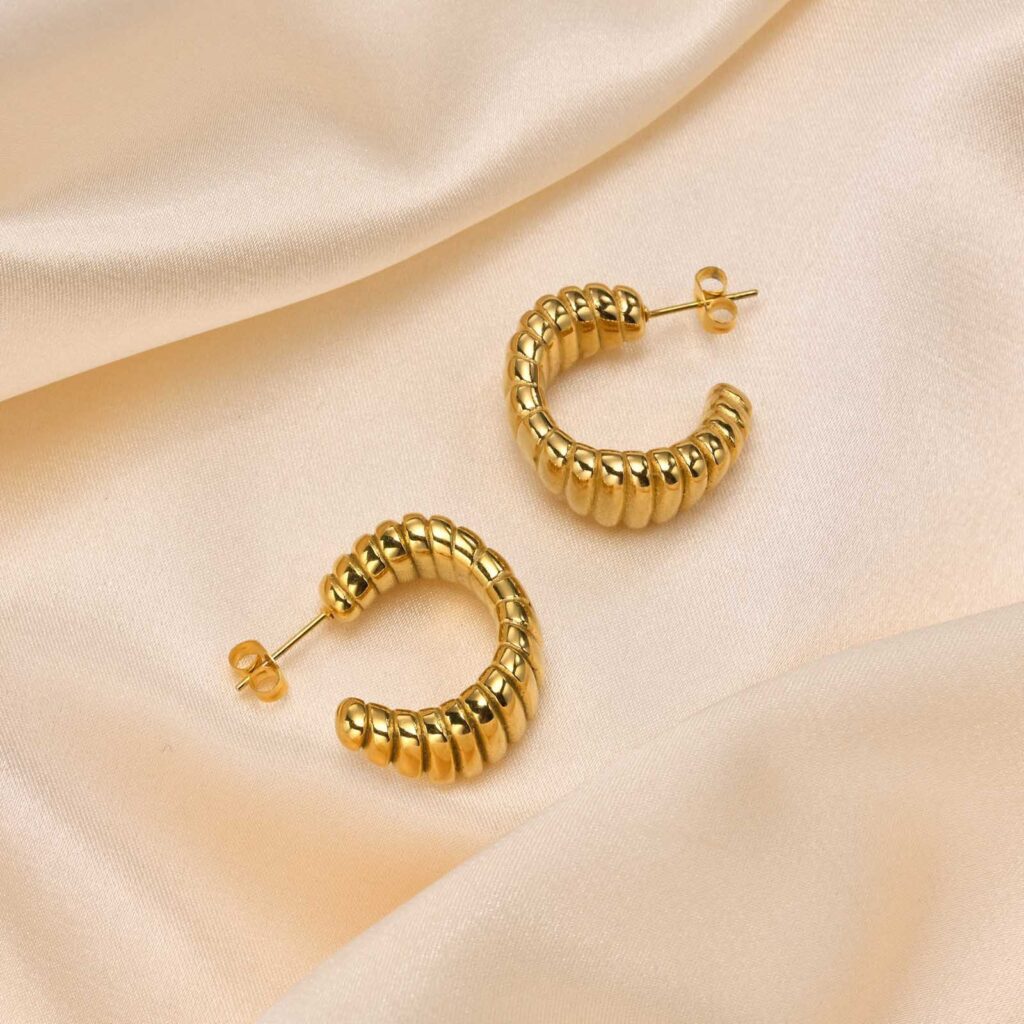 Elegant All-match Stainless Steel Earrings