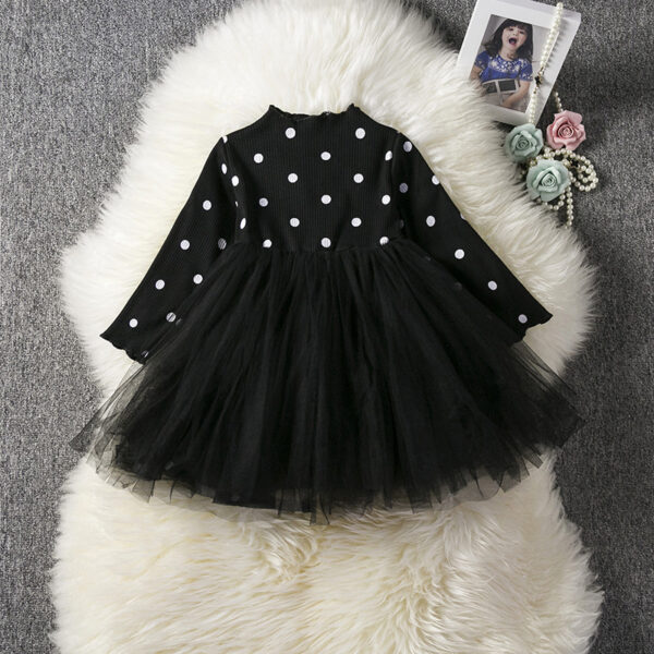 Baby Girls Spring Winter Long Sleeve Tutu Lace Dresses Infantil Newborn 1st Birthday Party Clothes Christening Gown Casual Wear - Image 17