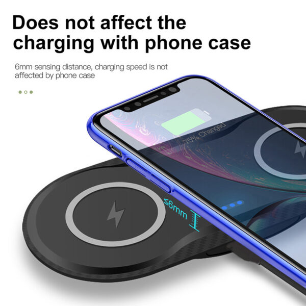 Wireless Charger Dual Mobile Phone Charger - Image 15
