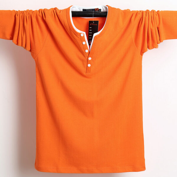 Plus fat plus long sleeve T-shirt - Image 40
