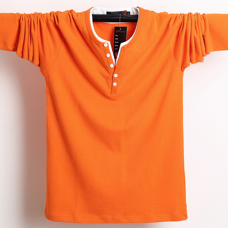 Plus fat plus long sleeve T-shirt - Image 43