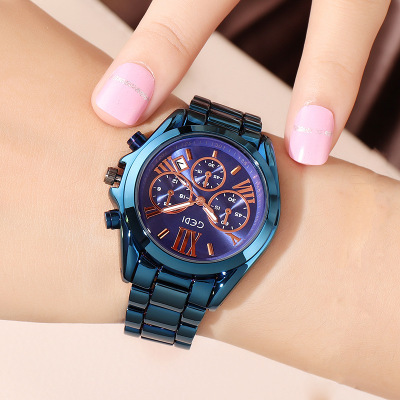 Luxury rose gold women casual watch - Image 2