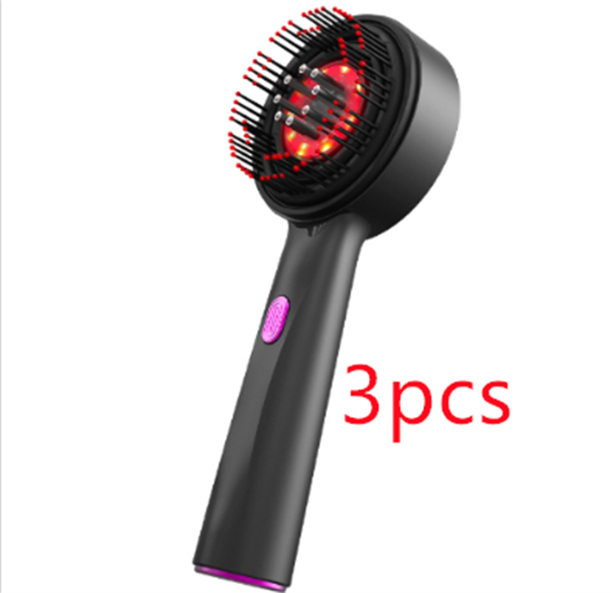 Electric Massage Comb Home Scalp Drain Comb Red Light Anti-slip Hair Care Multi-functional Massage Comb - Image 28