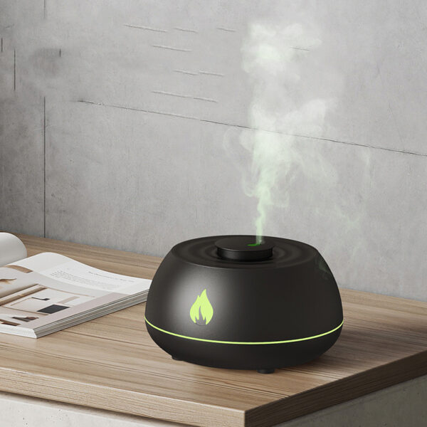 Flame Humidifier Aromatherapy Diffuser 7 Colors Light Home Air Humidifier 130ML USB Room Fragrance Essential Oil Diffuser - Image 13