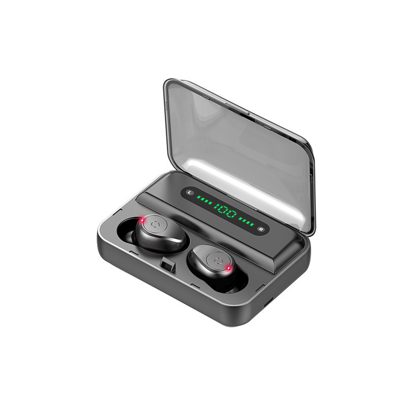 Multifunction Bluetooth Headset Binaural Movement Power Bank Phone Support - Image 1