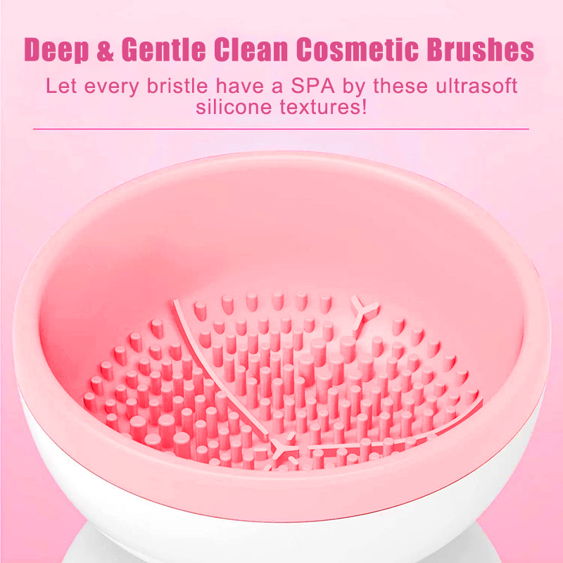 Portable USB Makeup Brush Cleaner Machine Electric Cosmetic Brush Cleaning Washing Tools Automatic Clean Makeup Brushes - Image 2