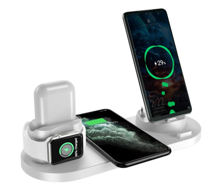 Wireless Charger For IPhone Fast Charger For Phone Fast Charging Pad For Phone Watch 6 In 1 Charging Dock Station - Image 16