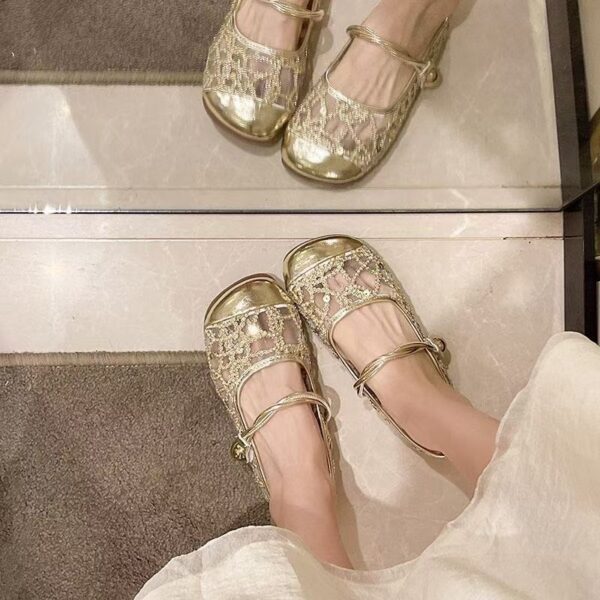 Women's Fashionable Mesh Breathable Closed-Toe Slippers - Image 5