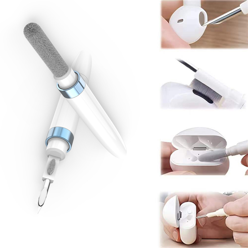 Headphone Cleaning Pen Earplugs Earbuds Mobile Computer Keyboard Cleaning Brush Kit - Image 16