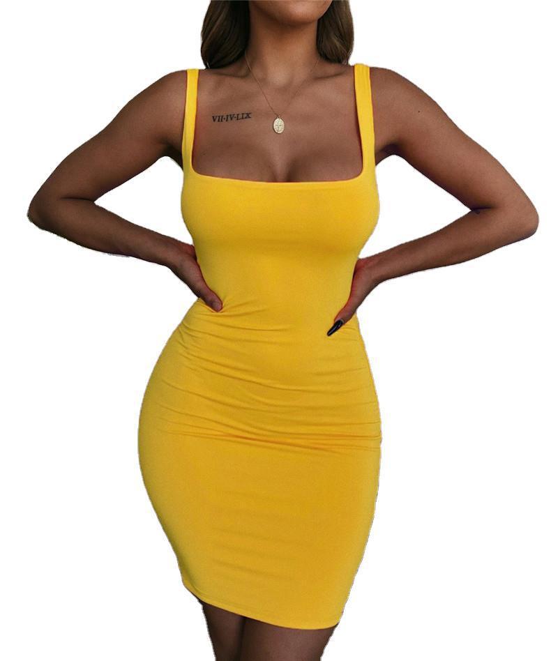 Solid-color Sheath Vest Camisole Plus Size Women