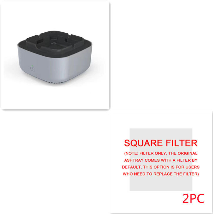 Smoke Removal Air Purification Ashtray Anion Purification Practical Automatic Purifier Ashtray Portable Gadgets For Car Ashtray - Image 26