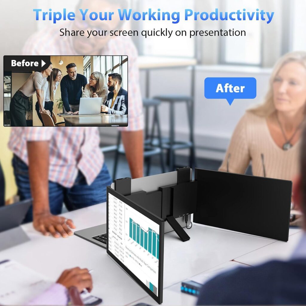 14-inch Dual-Screen Portable Monitor Laptop Expansion Screen