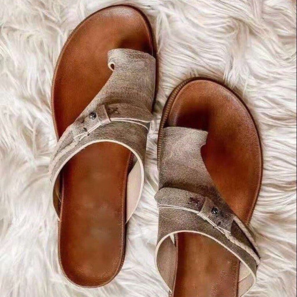Women's Closed-Toe Slippers Comfortable All-Match Thick-Soled Sandals